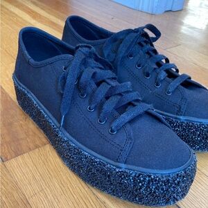 Keds Black Platform Sneakers